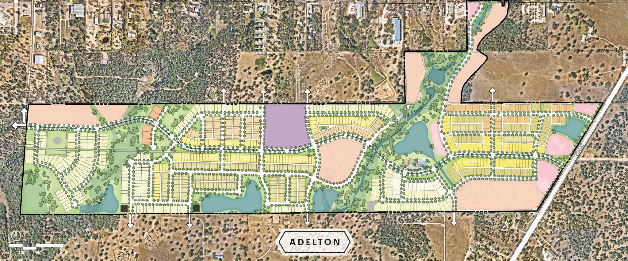 Adelton Bastrop, Texas Community Site Plan